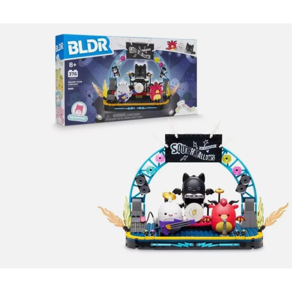 Jazwares Other - BLDR Squishmallows Squish Tour Concert 379pc Building Set Brand New Sealed Box